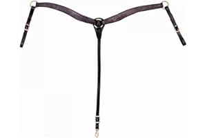 TATTINI Pectorale Western cuir lisses Full