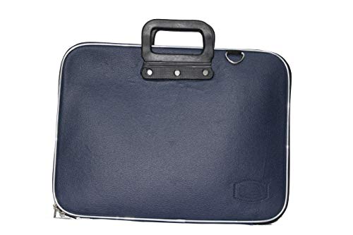 LA Collection Stylish Office Bag/Laptop Bag - Blue