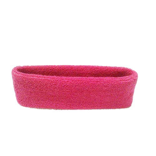Stirnband Headband Kopfband Knitband Schweißband schwarz rot weiß Stirnbänder Tennis Squash Badminton Fitness - 2