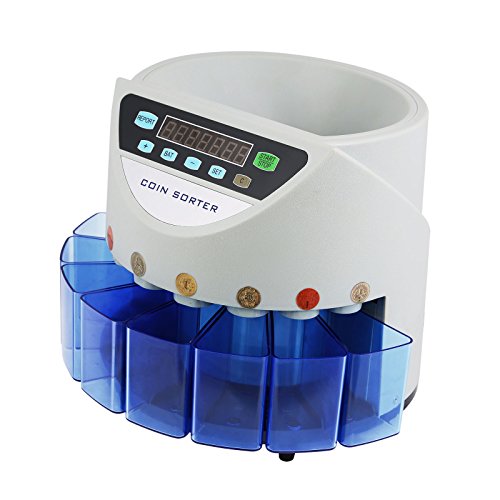 Ultraselect Coin Counter UK Cash Counting Machine 300 coins per minute Coin Counter New Pound Coin (Coin Counter)