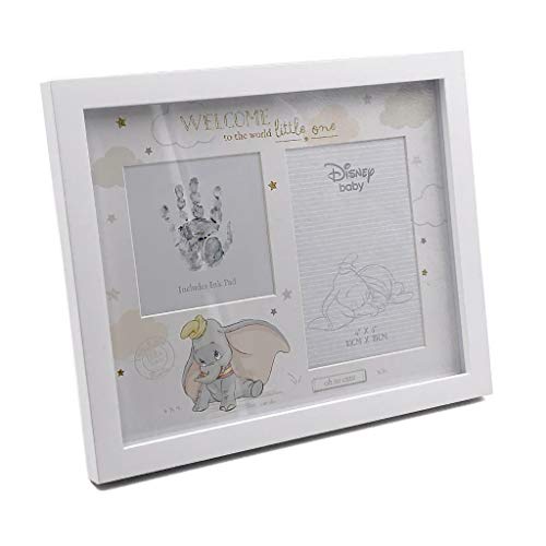 DI547 Disney Baby Hand- und Fotorahmen, Dumbo-Box, inkl. Stempelkissen