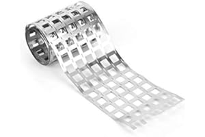 AIGGEND Acero niquelado de Gaza, 1M 0.15MM grueso acero niquelado tira for 18650 batería de litio soldadura por puntos (modelo : 6P 0.15 * 107.5mm)