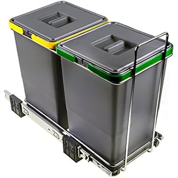 Poubelle De Tri Sélectif Elletipi PF0134C1 Extractible Pour Base - Poubelle - Achat & Prix