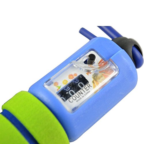 HITOP Verstellbares Kinder Springseil mit Zähler und Komfortablen Griffen für Sport Training Crossfit boxen and Fitness(Blau) - 7