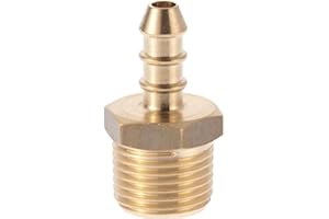 CP UK 1/2" BSP Male Threaded Fulham Nozzle for 8mm BORE Orange Propane LPG Gas Hose