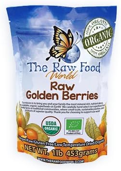 Organic Raw Incan Golden Berries, 454 Grams