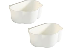 GEANANAO Wickeltisch Organizer 2 Stück Auffangschale für Küchenabfälle zum Einhängen, Küchenschrank Tür Hängende Abfallbehälter zum anhängen für Hausmüll Aufbewahrung