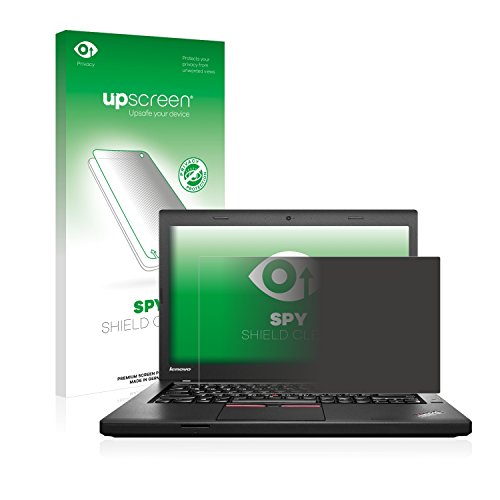 upscreen Spy Shield Clear Blickschutzfolie Lenovo ThinkPad L450 - Schutz der Privatsphäre, Kratzfest
