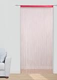 1x Cortina de Hilos Visillo Estor Voile para Puerta Entrada Exterior...