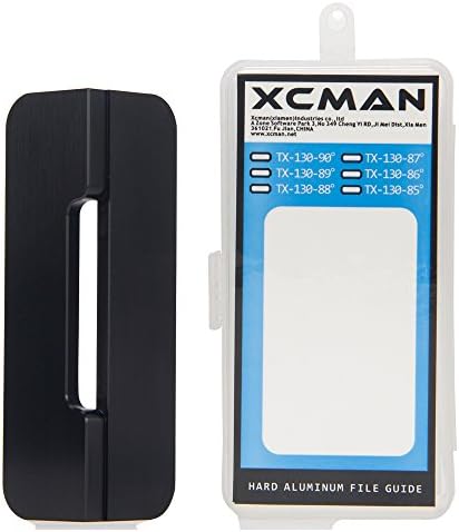 XCMAN Alpine Snowboard Ski Hard Aluminum Racing Side Bevel Angle File Guide CNC Precision Made (89 degree)