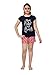 Punkster Dark Blue Cotton Cap Sleeves Top & Red Shorts Night Suit Set For Girls RS.358.00