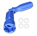 Produktbild Dadusto WC Sitz Montageschlüssel (1 Stück) + 4 WC-Einsätze davon sind 2 Stück mit einem Innenloch 8mm und einem Aussendurchmesser von 14mm und 2 Stück mit einem Innenloch 6mm und einem Aussendurchmesser von 14mm)