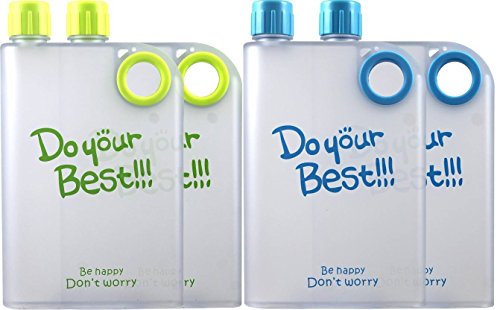 The a5 mono notebook bottle is a premium slimline, reusable water bottle designed to fit stylishly into handbags, backpacks, laptop bags and even within your pocket; designed to fit where other bottles don’t. The shape of the a5 notebook bottle closely resembles the dimensions of a sheet of paper and is made from a durable bpa-free and cradle-to-cradle certified plastic. RS.799 (62.00% Off) - Amazon