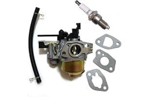 SALLYGARDENS Vergaser mit Zündkerze Satz für Zipper Maschinen RPE RPE60C, RPE90, RPE90C, RPE100, RPE120GY, MD300, MD500, MD300G, MD500H, RAM80C Rüttelplatte