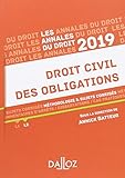 Droit civil des obligations 2019. Méthodologie & sujets corrigés