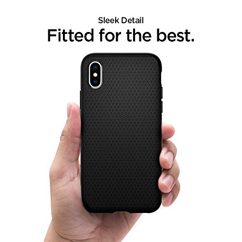 Spigen Funda Modelo Liquid Air para Apple iPhone X Color Negro Mate reviews Spigen Funda Modelo Liquid Air para Apple iPhone X Color Negro Mate