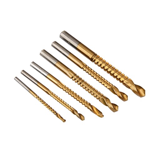 Preisvergleich Produktbild Sharplace HSS Ti Stufenbohrer Hss4241, 6er Pack