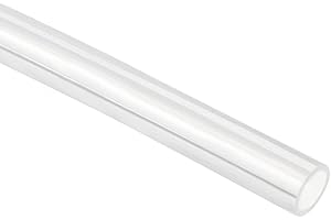 TOP-VIGOR Tubo de silicona flexible de 2 mm de diámetro interior x 3 mm de diámetro exterior de 5 m de longitud, tubo de goma de silicona flexible para transferencia de bomba, transparente