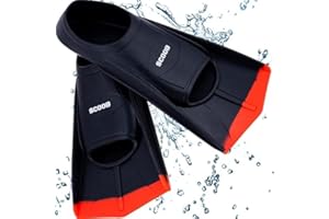 SHENZHEN BEFINE SPORTS GOODS CO., LTD. Swimming Fins Swim Flippers for Kids Adults Training Travel Short Blade Flipper for Snorkeling Diving Pool Activities Open Water Equipment for Men Women & Children + Mesh Bag