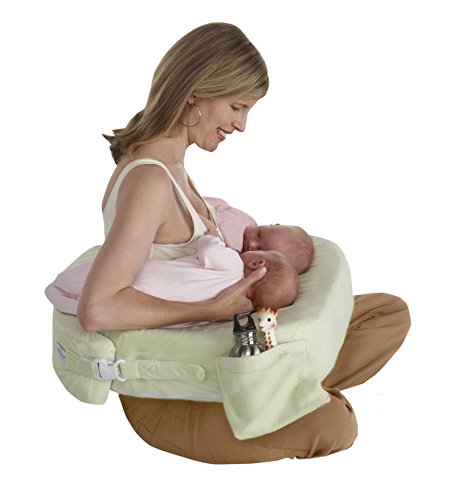 My Brest Friend Twins Plus Deluxe Nursing Pillow, Green, 0-12 Months