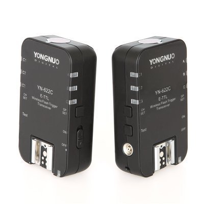 yongnuo YN-622C Wireless-TTL-Blitzauslöser für Canon Wireless Transceiver Serie EX II Blitz, 600EX (