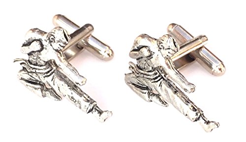 Preisvergleich Produktbild personalisierbar Karate Selbstverteidigung Hand Made Manschettenknöpfe Zinn (N267) + 59 mm Button