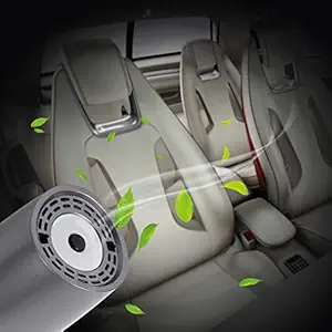 Car Air Purifier, Mini USB Air Negative Ionic Cleaner Purifier Filter Ionizer Freshener for Car Room Formaldehyde Dust Remove(1- Grey)