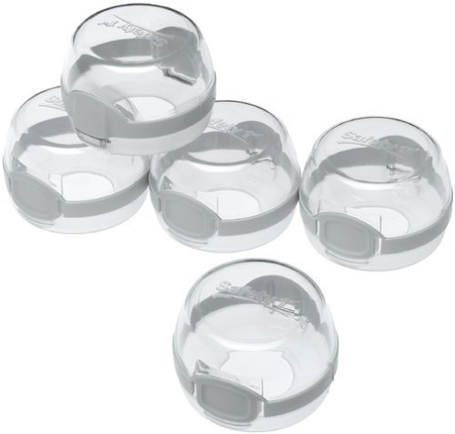 Safety 1st Stove Knob Covers Clear Carded 5 / Pack