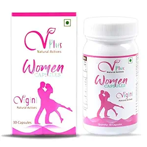Vigini Natural Actives Performance Regain Power Booster Vigor Vitality Energy Increase Stamina Women 11 Powerful Safe Herbal Ayurvedic Terrestris, Shatawari, Saw Palmetto, Ginseng - 30 Capsules