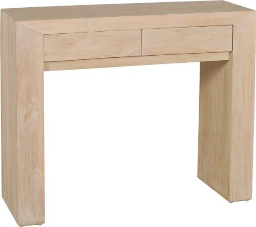 2 Drawer Console Light Teak