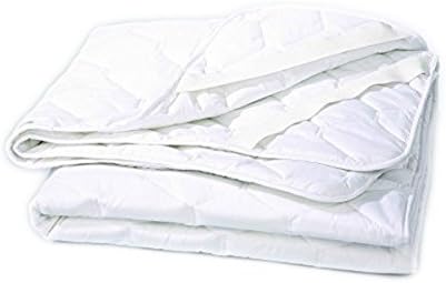 SmartSilk Silk Filled 100% Fitted Mattress Pad Protectors Topper All Seasons (Twin/Single (90cm X 190cm X 30cm))