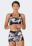  Reebok Underwear Womens Reebok Sports Short Laurel - Pantalón Corto, Mujer, (RDBK - Red/Black Graphic Print)