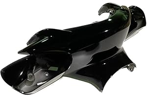 STREETPARTS24 Lenkerverkleidung Schwarz glänzend passend für Yamaha Aerox 50 100 MBK Nitro 50 100 (1998–2012)