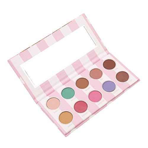 VWH Lidschatten Palette Speiseeis Eyeshadow Palette mit 10 Farben Make-up Set