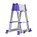 Produktbild Haushaltsfischgrät-Klappleiter, Aluminiumlegierungs-Erweiterungsleiter, anhebende Technik-Treppe (größe : Herringbone ladder 2.05m)