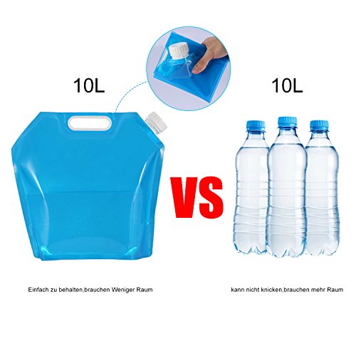 Yosoo Tragbar Faltbarer Wasserkanister Wasserbehälter Wassertank - 2