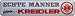Produktbild Echte Männer fahren Kreidler Parking Motorrad Bike Blechschild 46x10 cm STR132