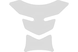 BIKE-label X501351VA pequeña Adhesivo blanco 3D para motocicleta, protector de depósito