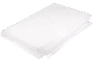 sourcing map 75 Micron Vernice Nylon Mesh Filter Woven Net Sheet Panno filtro per vernice, Home Brewing (39 "x39")