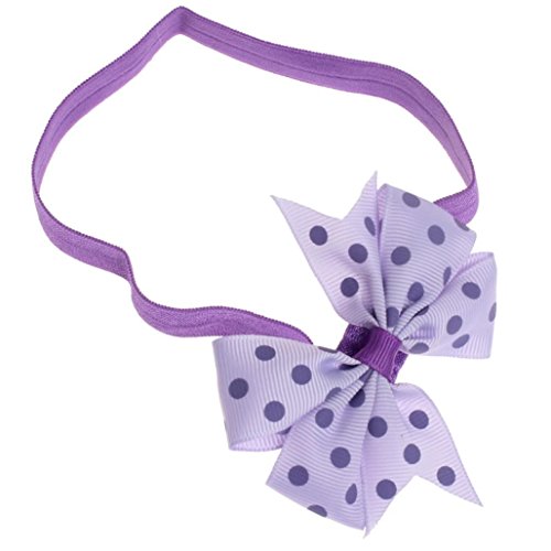 Preisvergleich Produktbild Coolster 10PC Baby Kleinkind Mini Bowknot Hairband elastische Kinder Stirnband