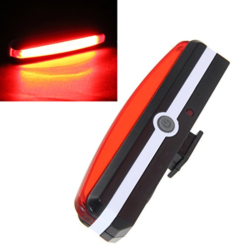 SOOJET BFL-05 USB Wiederaufladbare LED Fahrrad Rücklicht Sport Bicycle Rear Light Hinteres Rücklicht LED Licht Max 200 Lumen Rotes Licht 3 Licht-Modis – Schickes Design - 2