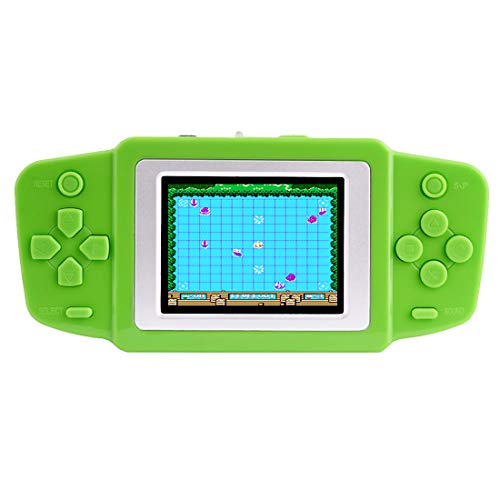 ZHISHAN Niños Consolas de Juegos de Mano Portátil Retro Handheld Game Console 2.5" LCD Pantalla con 218 Classico Nostalgia 80s Videojuegos Navidad Regalo de Cumpleaños para Chicos Y Propio (Verde)