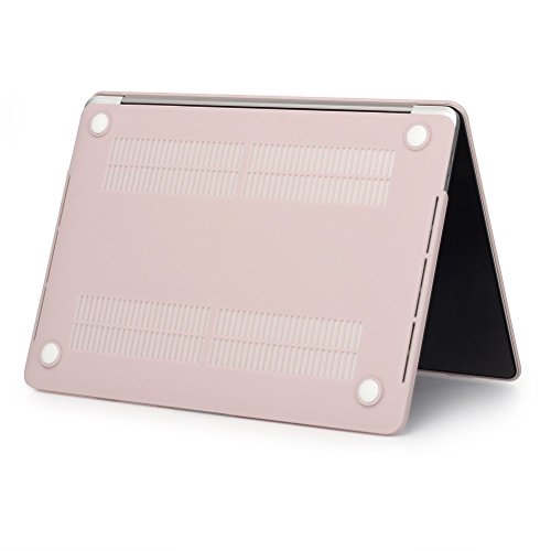 Glatte, Soft-Touch-Matte Kunststoff Hard Shell Schutzhülle für Apple MacBook Pro 15,4 39,1 cm mit Touch Bar und Touch ID 2016 Release A1707 rose pink 39,12 cm - 5