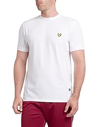 Lyle & Scott Strachan – Camiseta para Hombre, Blanco (Z166 Solid White), XL