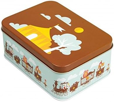 Blafre Circus Train Rectangular Tin Box