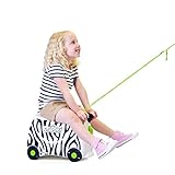 Trunki Knorrtoys Kinderkoffer Zimba Zebra Kindergepäck, 18 Liter, Weiß - 5