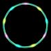 Produktbild LED Hoop Fun Reifen 78cm - Hula Hoops mit 12 blinkenden LED´s (Pink/Blau)