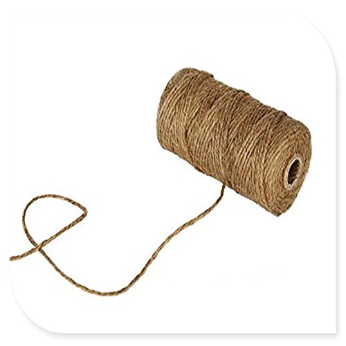 Wicemoon - Cordel de yute natural para regalos y manualidades de florister a - Cordel para artes decorativas Wicemoon - Cordel de yute natural para regalos y manualidades de florister a - Cordel para artes decorativas