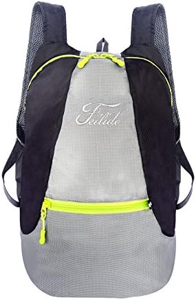 Tecpack 25L Ultralight Foldable Backpack For Hiking Camping Cycling Running Traveling, Packable Outdoor Sports School Book Bag Handy Adventure Gift, Portable Daypack Compact Roomy Trekking Rucksack