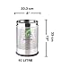 Parasnath Stainless Steel Perforated Dustbin (8